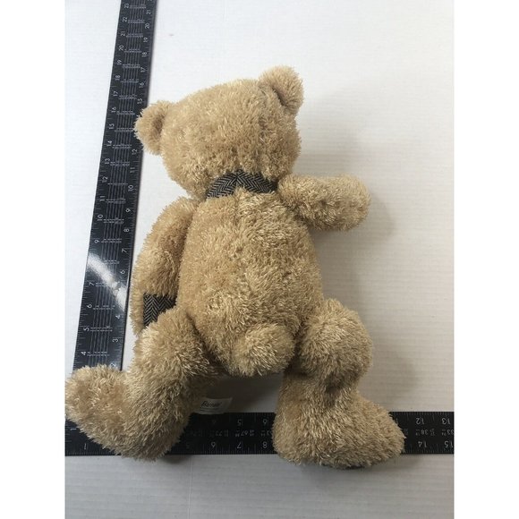 Barnes & Noble Plush Barnsie Brown Teddy Bear 2015 Stuffed Animal 14" - Picture 3 of 4